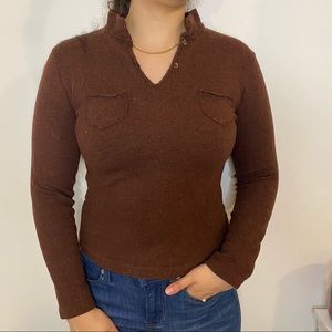 Pietro Grande wool long sleeve shirt